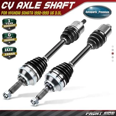Conjunto de eje CV delantero izquierdo y derecho 2 piezas para Hyundai Sonata 1992-1993 V6 3,0 L Foto 1 de 4