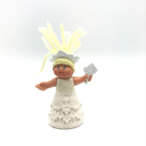 Vintage 1994 Cabbage Patch Kids 3.5" Bride Figure Cake Topper Cover