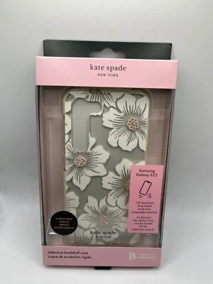 Funda rígida Kate Spade New York solo para Samsung Galaxy S23 - Hollyhock floral Foto 1 de 4