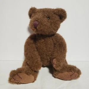 Russ Berrie Cameron Brown Teddy Bear 10" Item #1675 Wire Hair Corduroy Paws - Picture 1 of 10