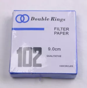 FILTERPAPIER 9 cm 100 SCHEIBEN QUALITATIV MITTEL 102 - Bild 1 von 1