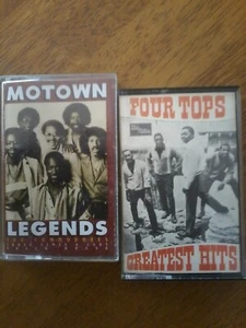 Four Tops Greatest Hits Cassette + BONUS Commodores Motown Legends" Free Post - Picture 1 of 5
