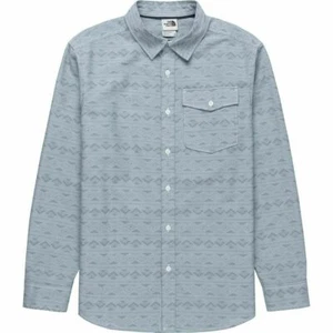 The North Face Herren Langarm Northwatch Print Hemd California Chambray Blau S - Bild 1 von 4