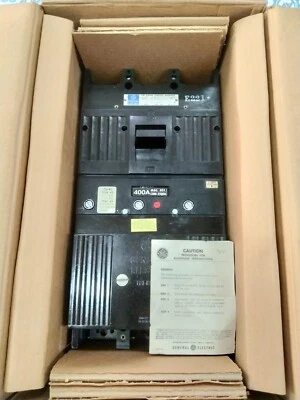 GE Tri Break Circuit Breaker TB43F 3 Pole 400 Amp 600 VAC - Image 1 of 4