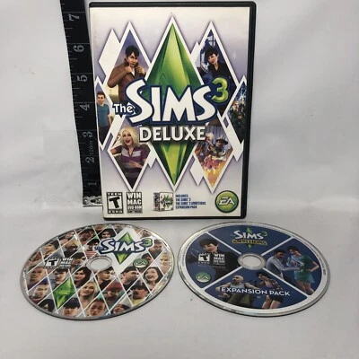 The Sims 3 Deluxe PC Game 2010 (Sims 3 & Ambitions Expansion Pack) CIB - Image 1 of 4