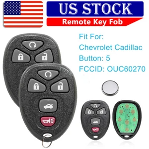 2 For 2006 2007 2008 2009 2010 2011 Buick Lucerne Keyless Entry Remote Key Fob - Foto 1 di 8