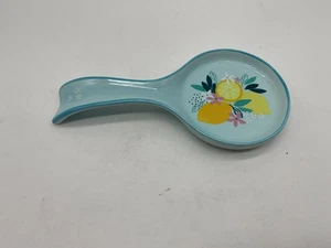 Fig & Farn Keramik 9 Zoll Zitronenblau Löffelablage AA02B61001 - Bild 1 von 6