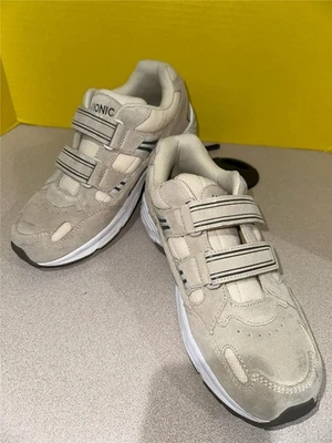 Tênis de caminhada Vionic Tabi camurça marrom orto alças ajustáveis tamanho 11 EUA - Imagem 1 de 4