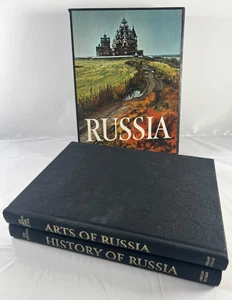 The Horizon 2 Volume Set Arts of Russia and History of Russia 1970 with Slipcase - Picture 1 of 14