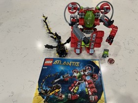 LEGO 8080 ATLANTIS UNDERSEA EXPLORER MECH Complete