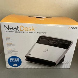 Neat Desk Pass Through Scanner White Home Office Edition Digital Filing System - Picture 1 of 11