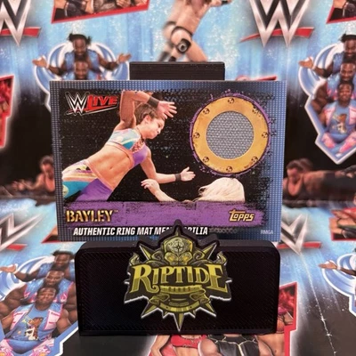 Bayley WWE Topps Slam Attax 2017 10th Edition Mat Memorabilia Relic Card RMGA - Image 1 of 3
