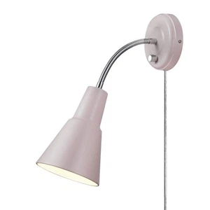 Applique murale électrique 13064 Sophie 1 lumière enfichable ou fil dur, chrome Goosene... - Photo 1/9