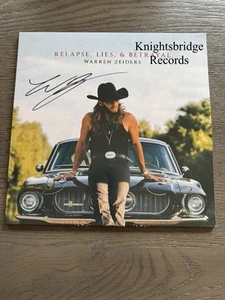 AUTOGRAPHED Warren Zeiders Relapse Lies Betrayal Vinyl LP SIGNED Cover Jacket - Picture 1 of 2