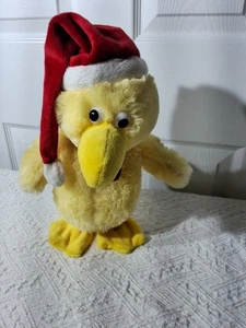 Dan Dee Animated Choke The Dancing Chicken Christmas Santa Yelping Chicken - Picture 1 of 4