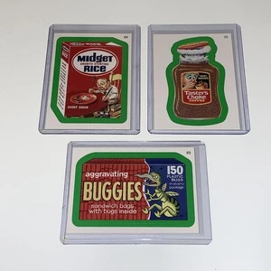 Topps Wacky Packages 2008 Lost Wackys Green Border Lot of 3 Taster's Choke - Picture 1 of 5