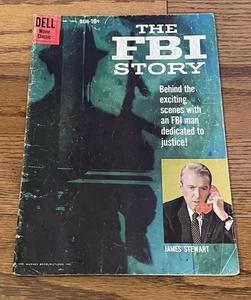 La F.B.I. Story Dell Four Color Series # 1069 adattamento cinematografico, James Stewart - Foto 1 di 2