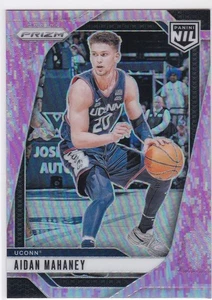 2024-25 Panini UConn Prizm #2 Aidan Mahaney Pink Camo Prizm - Picture 1 of 2