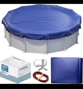 Cubierta de piscina de invierno 21 pies redonda para sobre el suelo | Extra gruesa y duradera - Imagen 1 de 5