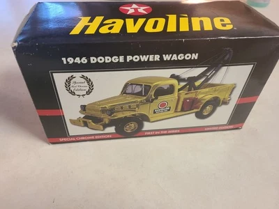 Ertl Havoline 1946 Dodge Power Wagon специальное хромированное издание 1:25 2006 запечатанный B3 - Изображение 1 из 4