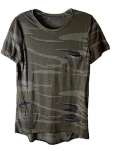 Womens Lol VINTAGE Short Sleeve Camo T-Shirt W/Pocket Size Medium - Picture 1 of 4