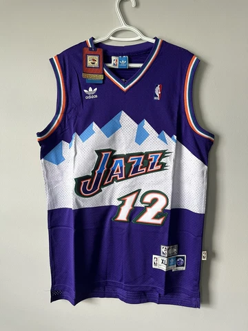 John Stockton Utah Jazz Retro Vintage NBA New Men’s Purple Basketball Jersey XL Cover