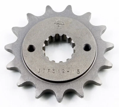 Piñón de acero contraeje JT 1996-2009 Kawasaki EN500C Vulcan 500 LTD 15T JTF5 Foto 1 de 2