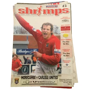 MORECAMBE V CARLISLE UNITED - NATIONWIDE CONFERENCE - 8/1/2005 - Picture 1 of 1