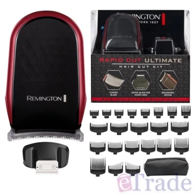 Remington Cordless Compact Rapid Ultimate Clipper Hair Cut Kit CurveCut Blade - image 1 of 4