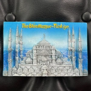 TURKEY🇹🇷RESIN FRIDGE MAGNET✅TURKIYE ISTANBUL THE BLUE MOSQUE ARCHITECTURE🎗 - Picture 1 of 3