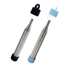 Stainless Steel Fire Starting Tube High speed Gear Pocket Bellow Camping Useful