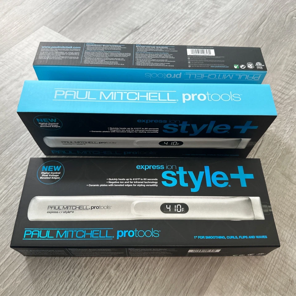 Paul Mitchell Pro Tools Express Ion Style + Plancha de cerámica de 1" - Plateada Foto 1 de 4