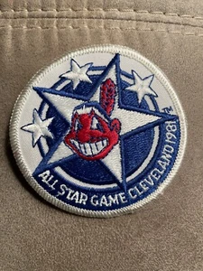 1981 CLEVELAND INDIANS WAHOO ALL STAR GAME SLEEVE PATCH NEW.End Of Chief Wahoo - Picture 1 of 2
