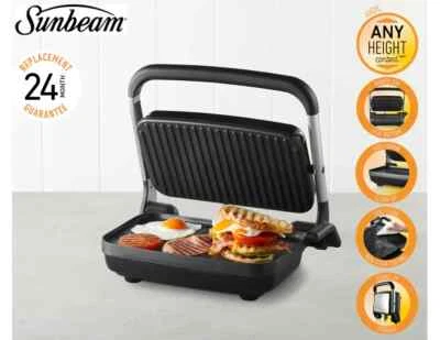 Sunbeam Café Style 2-Slice Sandwich Press -  GRM2000SS - image 1 of 2