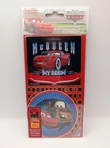 Boys Bedroom Sign An Hanger New Disney Cars Foiled Stickers Sheet Customisable - Picture 1 of 5