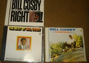 BILL COSBY 3 CD LOT THE BEST OF, IS A VERY FUNNY FELLOW RIGHT, AND WONDERFULNESS - Foto 1 di 1