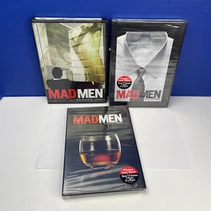 MAD MEN Season 1, 2, 3 DVD Sets Two and Three Sealed Season One Open - Picture 1 of 8