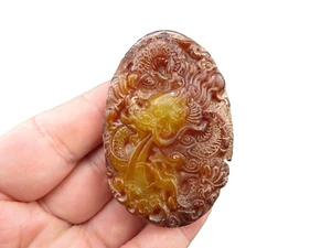 China,old jade,hongshan culture,peculiar,collectible,rare dragon,pendant P(527) - Picture 1 of 5