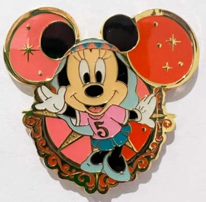 Minnie Mouse Ears Pink 5th Anniversary Prize TDS Japan Disney Pin S01 - Picture 1 of 1
