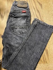 Boy's Wrangler Jeans; Black 12 slim Straight.             323