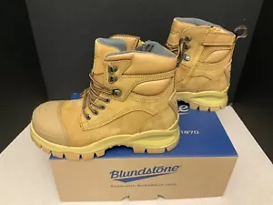 New! Mens Blundstone 992 Work & Safety Zip Steel Toe Boots. Size 7 US. Awesome - Picture 1 of 11
