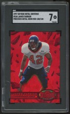 1997 Metal Universe James Farrior RC PMG Precious Metal Gems Red /150 #184 SGC 7