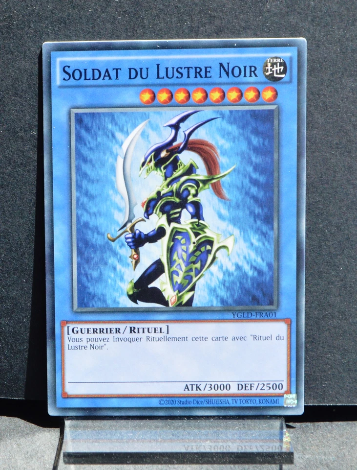 carte YU-GI-OH YGLD-FRA01 Soldat Du Lustre Noir 2ED Commune NEUF FR - Photo 1/1