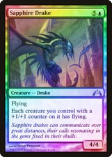 Sapphire Drake FOIL Gatecrash NM Blue Uncommon MAGIC GATHERING CARD ABUGames