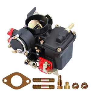 NEW 34 Pict-3 Carburetor For VW Beetles Dual Port 1600cc 12V 113129031K - Picture 1 of 8