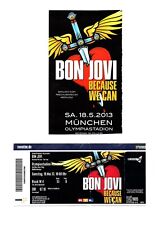 BON JOVI Because we can Tour 2013-  Konzertticket- Sammlerstück