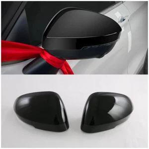 Glossy Black Rearview Mirror Lid Cover Trim For 2022-2025 Mitsubishi Outlander - Picture 1 of 3