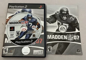 Madden NFL 07 (Sony PlayStation 2, 2006) PS2 CIB Completo Probado Funciona - Imagen 1 de 8