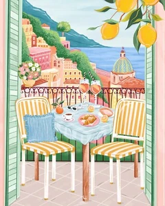 South of France Poster Art Print French Riviera Wall Art Provence Art - Picture 1 of 4