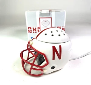 Scentsy Full Size Warmer University of Nebraska Corn Huskers Football Helm - Bild 1 von 10